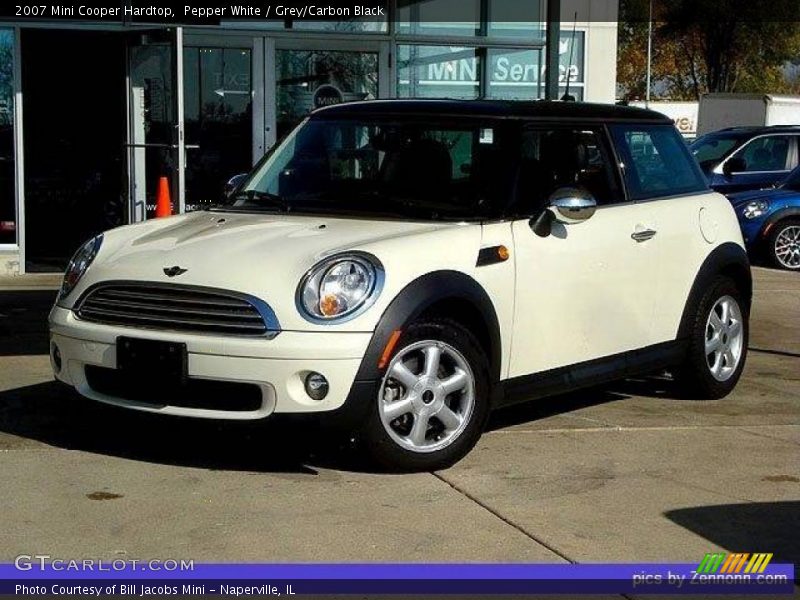 Pepper White / Grey/Carbon Black 2007 Mini Cooper Hardtop