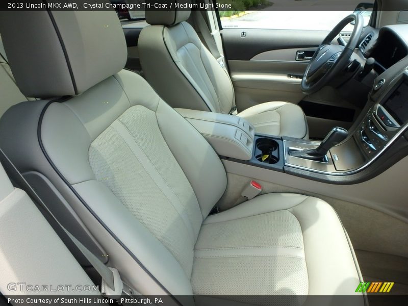 Crystal Champagne Tri-Coat / Medium Light Stone 2013 Lincoln MKX AWD