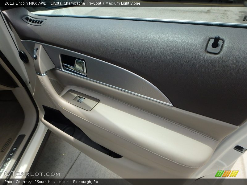 Crystal Champagne Tri-Coat / Medium Light Stone 2013 Lincoln MKX AWD