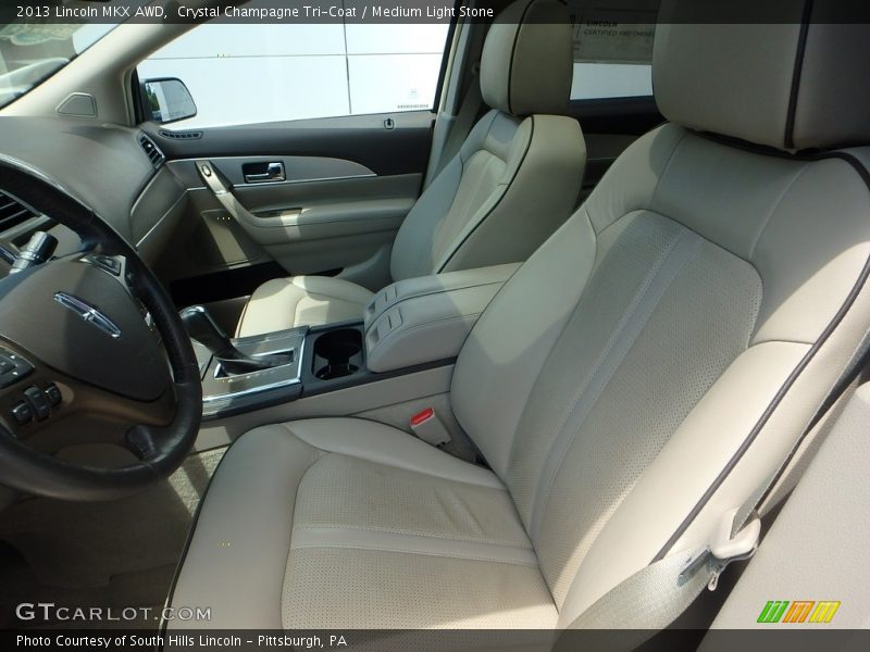 Crystal Champagne Tri-Coat / Medium Light Stone 2013 Lincoln MKX AWD