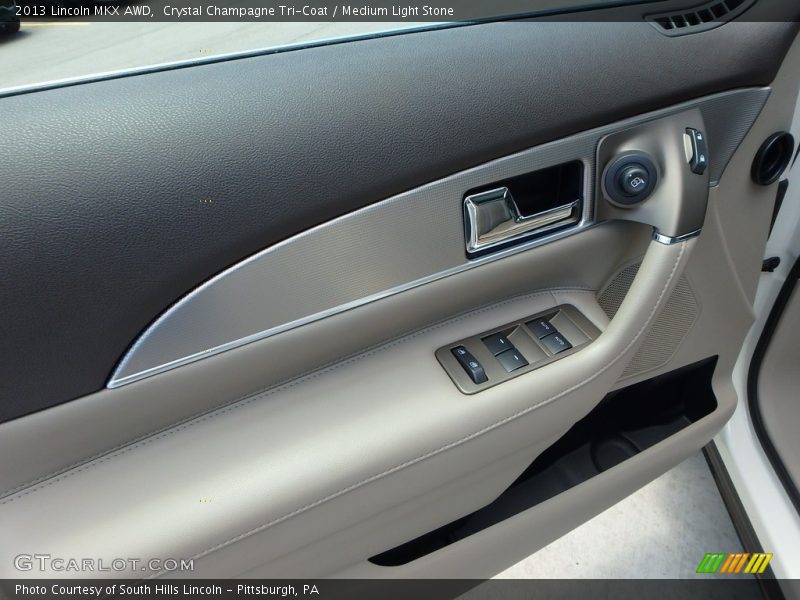 Crystal Champagne Tri-Coat / Medium Light Stone 2013 Lincoln MKX AWD