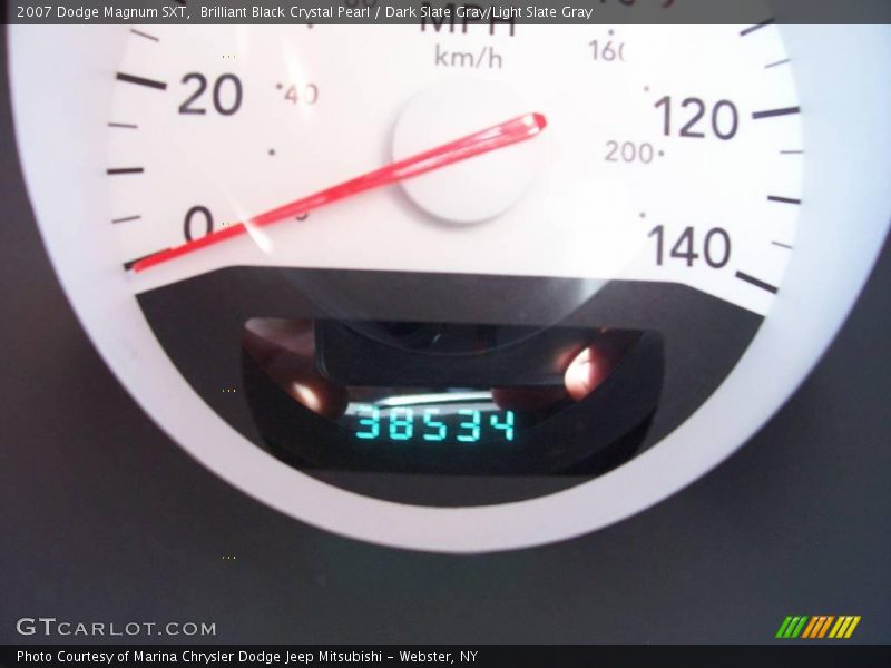 Brilliant Black Crystal Pearl / Dark Slate Gray/Light Slate Gray 2007 Dodge Magnum SXT