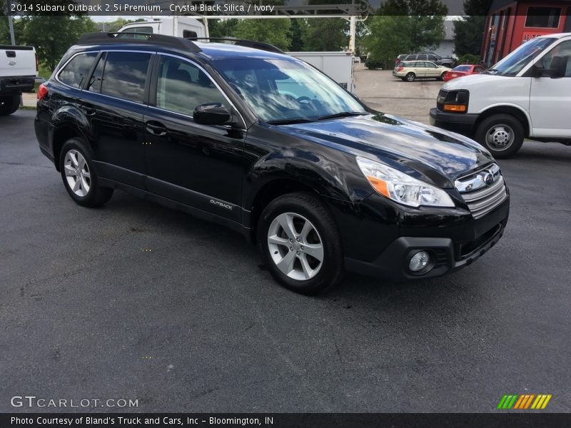 Crystal Black Silica / Ivory 2014 Subaru Outback 2.5i Premium