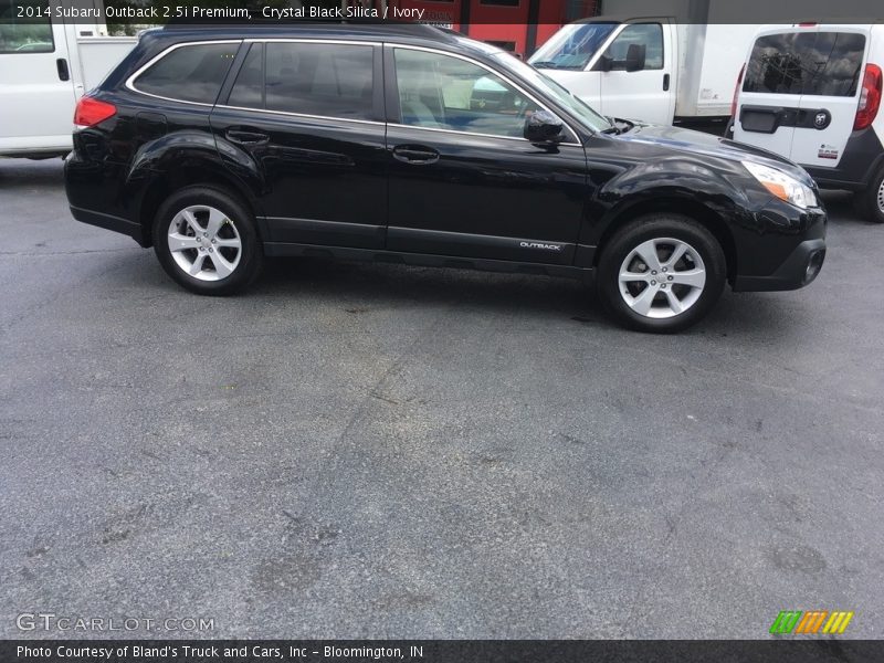 Crystal Black Silica / Ivory 2014 Subaru Outback 2.5i Premium