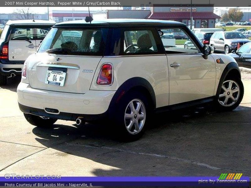 Pepper White / Grey/Carbon Black 2007 Mini Cooper Hardtop