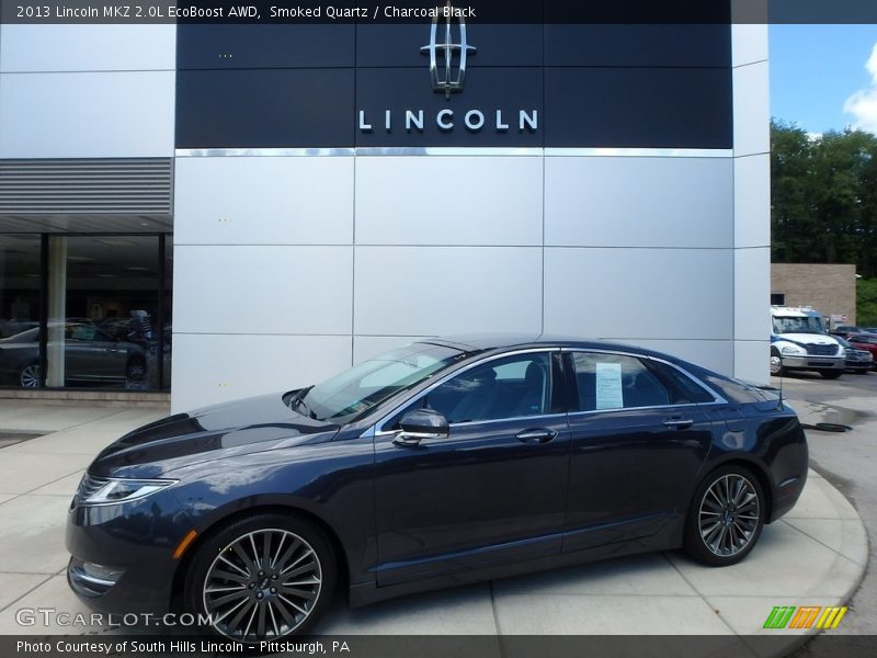 Smoked Quartz / Charcoal Black 2013 Lincoln MKZ 2.0L EcoBoost AWD