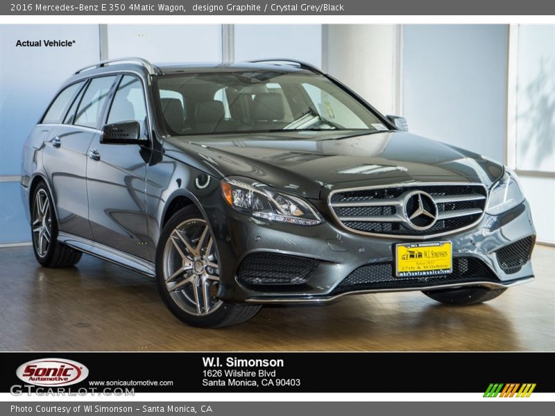 designo Graphite / Crystal Grey/Black 2016 Mercedes-Benz E 350 4Matic Wagon