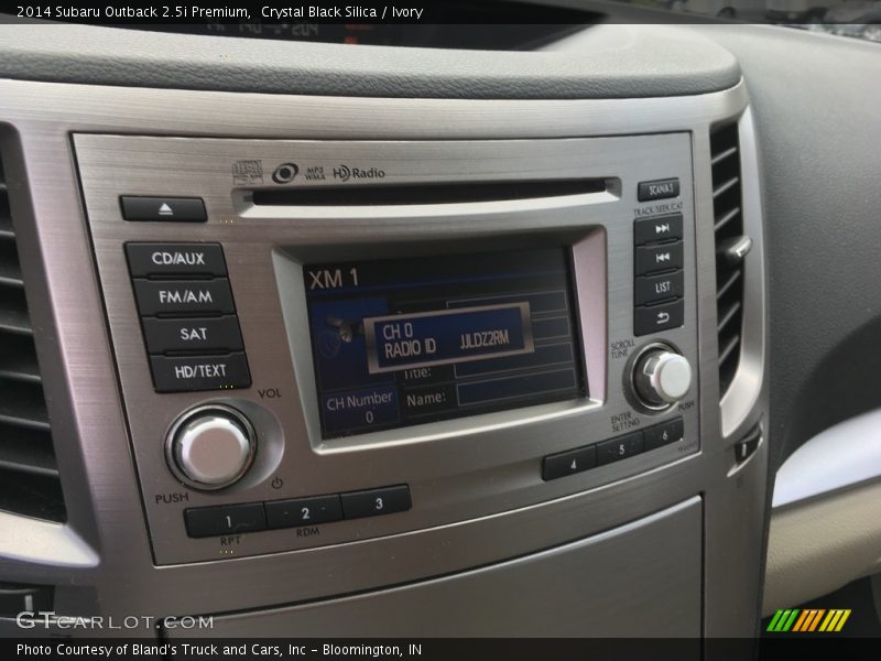 Crystal Black Silica / Ivory 2014 Subaru Outback 2.5i Premium