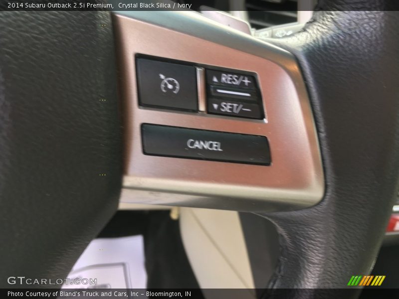 Crystal Black Silica / Ivory 2014 Subaru Outback 2.5i Premium