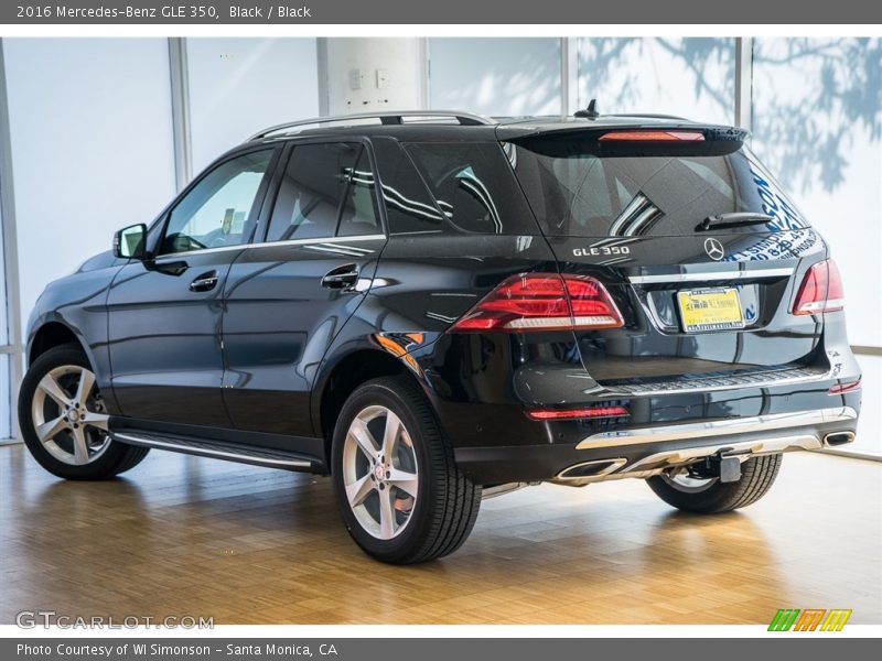 Black / Black 2016 Mercedes-Benz GLE 350