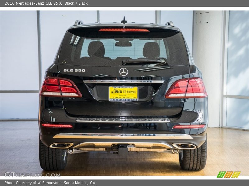 Black / Black 2016 Mercedes-Benz GLE 350