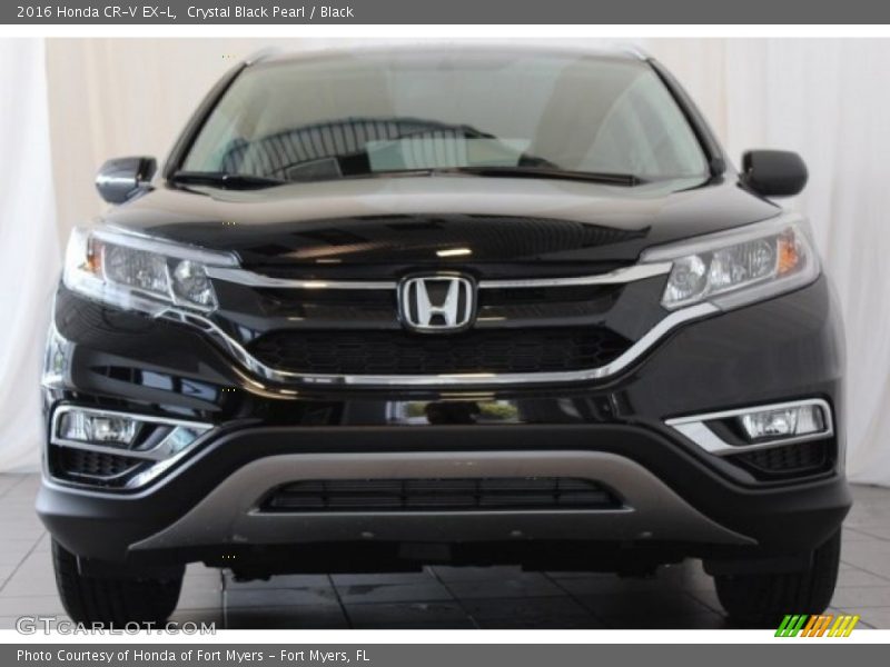 Crystal Black Pearl / Black 2016 Honda CR-V EX-L