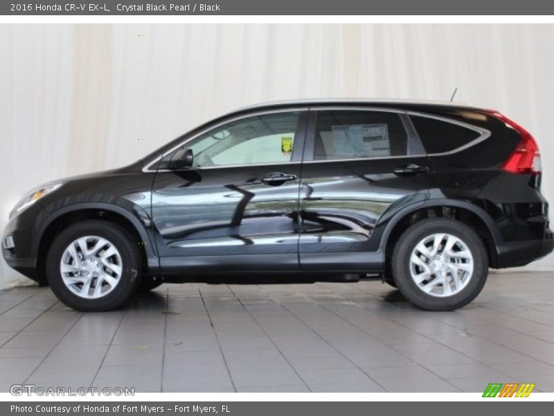 Crystal Black Pearl / Black 2016 Honda CR-V EX-L