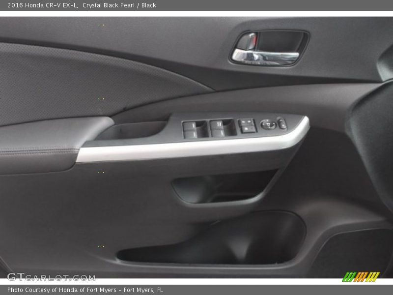 Crystal Black Pearl / Black 2016 Honda CR-V EX-L