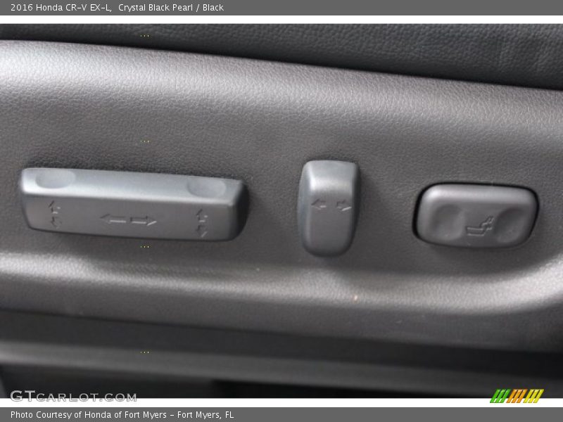 Crystal Black Pearl / Black 2016 Honda CR-V EX-L