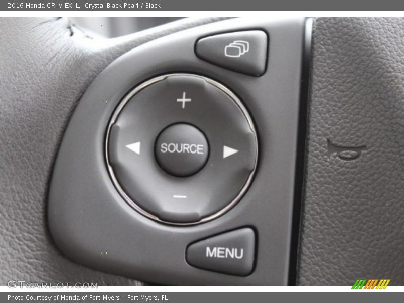 Crystal Black Pearl / Black 2016 Honda CR-V EX-L