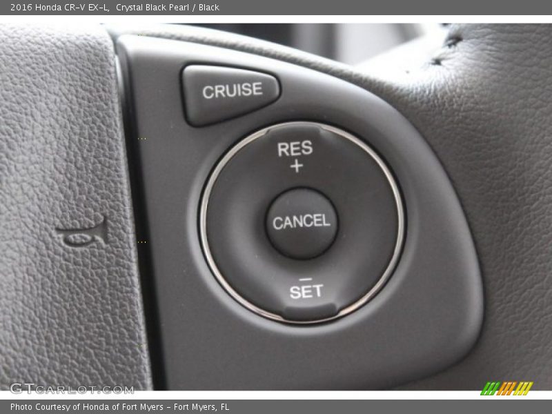 Crystal Black Pearl / Black 2016 Honda CR-V EX-L