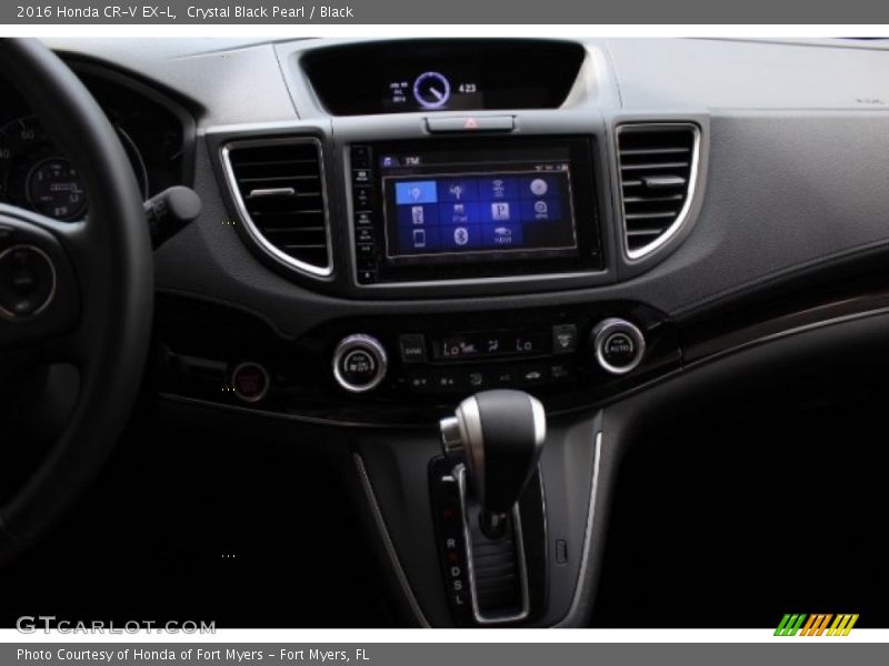 Crystal Black Pearl / Black 2016 Honda CR-V EX-L