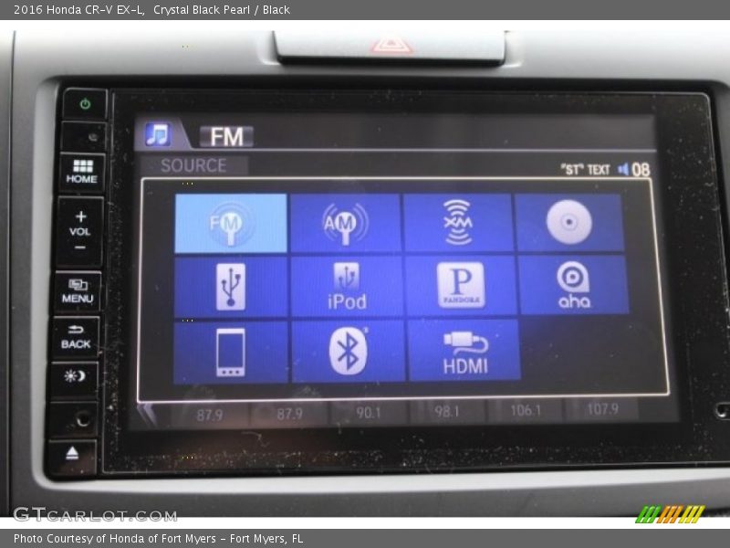 Crystal Black Pearl / Black 2016 Honda CR-V EX-L