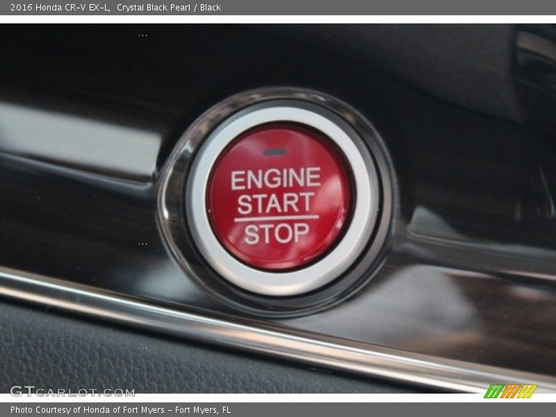 Crystal Black Pearl / Black 2016 Honda CR-V EX-L