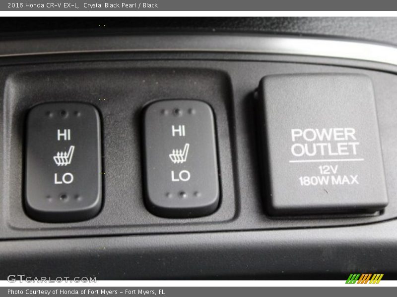 Crystal Black Pearl / Black 2016 Honda CR-V EX-L