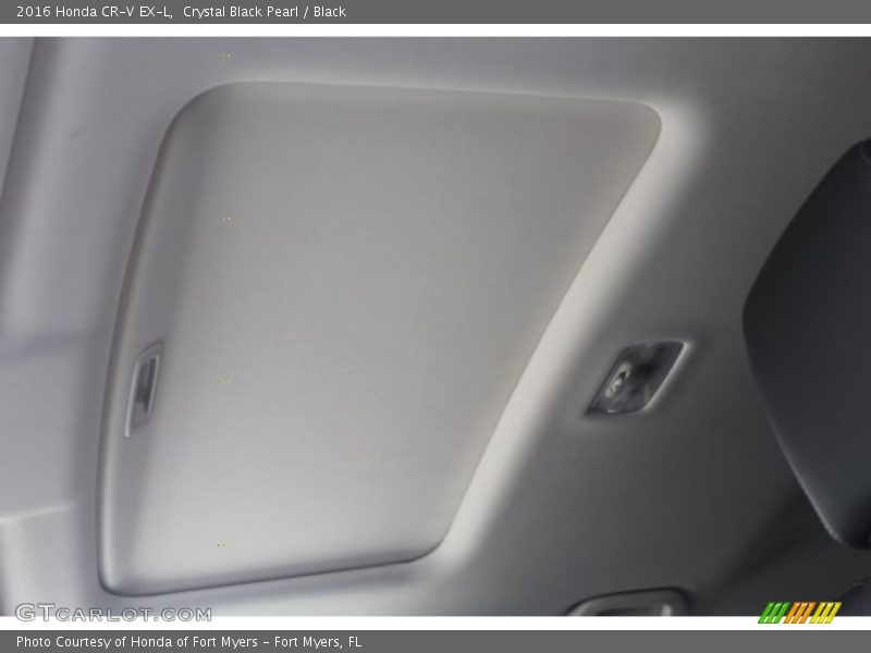 Crystal Black Pearl / Black 2016 Honda CR-V EX-L