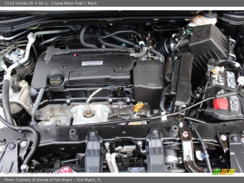 Crystal Black Pearl / Black 2016 Honda CR-V EX-L