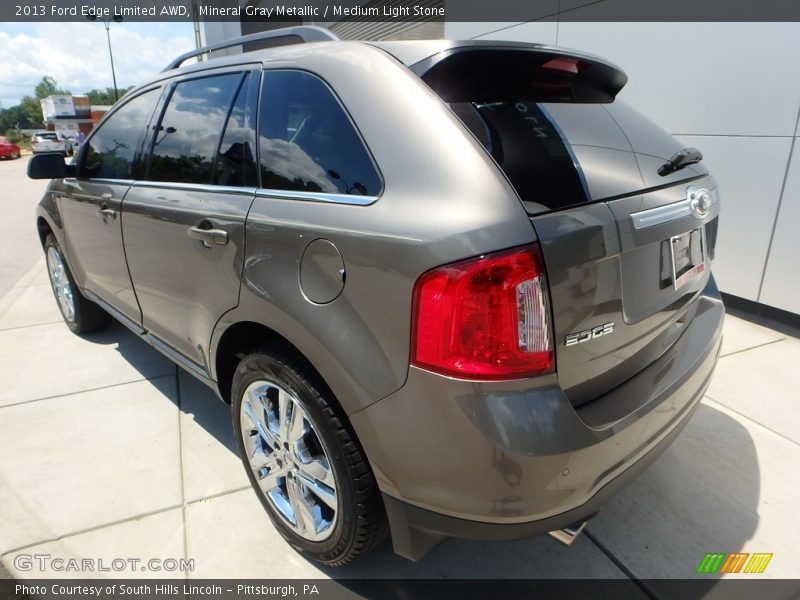 Mineral Gray Metallic / Medium Light Stone 2013 Ford Edge Limited AWD