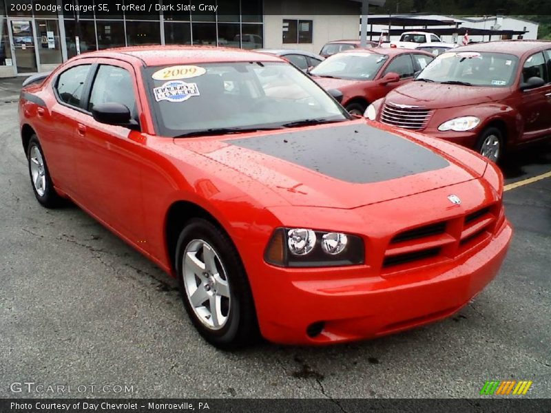 TorRed / Dark Slate Gray 2009 Dodge Charger SE