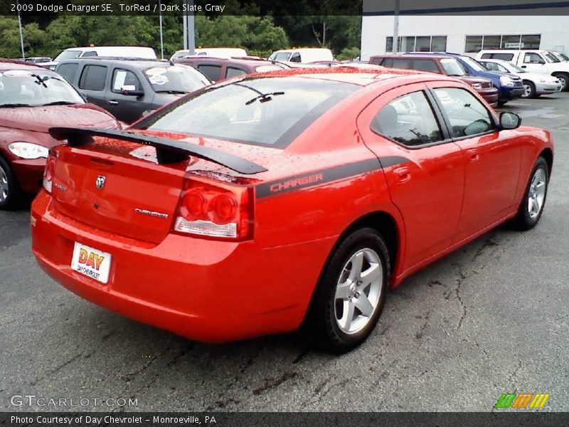 TorRed / Dark Slate Gray 2009 Dodge Charger SE