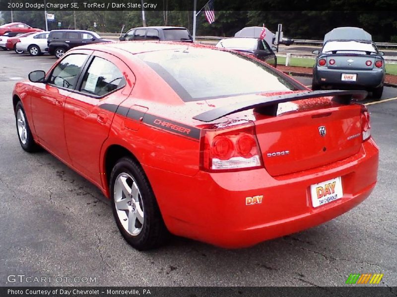 TorRed / Dark Slate Gray 2009 Dodge Charger SE