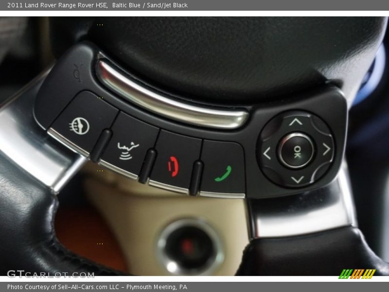 Baltic Blue / Sand/Jet Black 2011 Land Rover Range Rover HSE