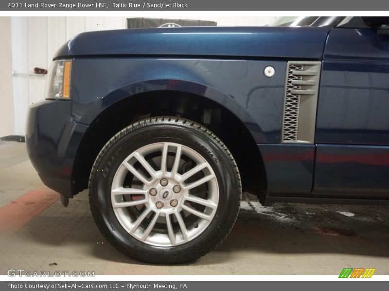 Baltic Blue / Sand/Jet Black 2011 Land Rover Range Rover HSE