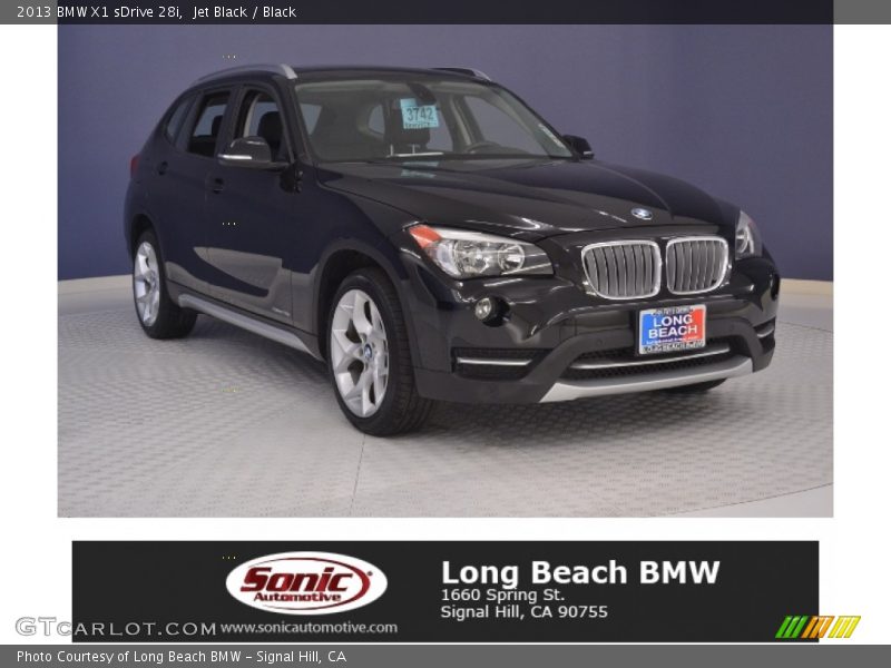 Jet Black / Black 2013 BMW X1 sDrive 28i