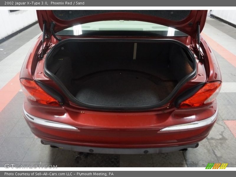 Phoenix Red / Sand 2002 Jaguar X-Type 3.0