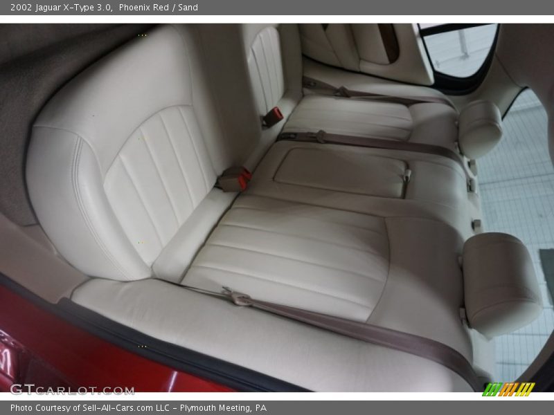 Phoenix Red / Sand 2002 Jaguar X-Type 3.0