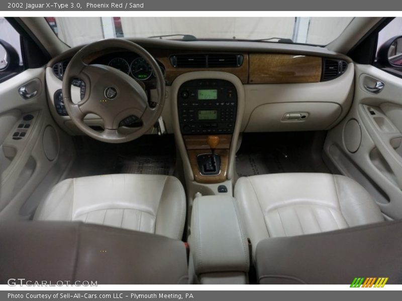 Phoenix Red / Sand 2002 Jaguar X-Type 3.0