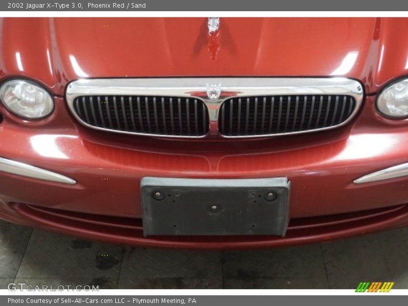 Phoenix Red / Sand 2002 Jaguar X-Type 3.0