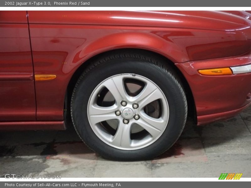 Phoenix Red / Sand 2002 Jaguar X-Type 3.0