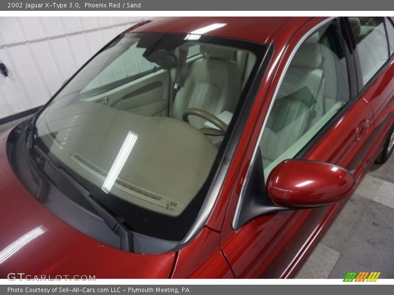 Phoenix Red / Sand 2002 Jaguar X-Type 3.0