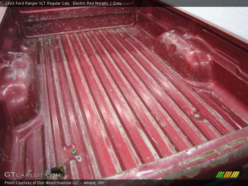 Electric Red Metallic / Grey 1993 Ford Ranger XLT Regular Cab