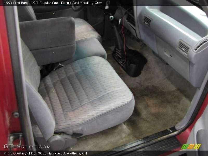 Electric Red Metallic / Grey 1993 Ford Ranger XLT Regular Cab