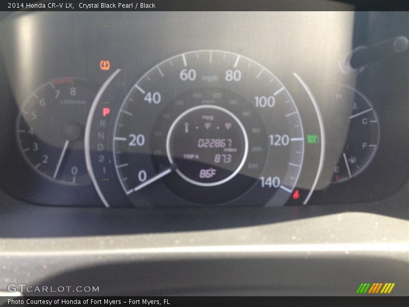 Crystal Black Pearl / Black 2014 Honda CR-V LX