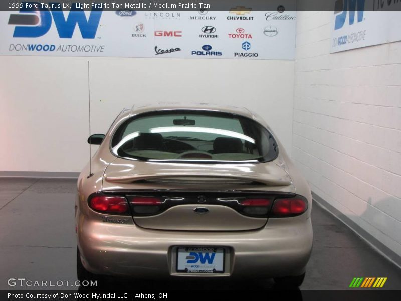 Light Prairie Tan Metallic / Medium Prairie Tan 1999 Ford Taurus LX