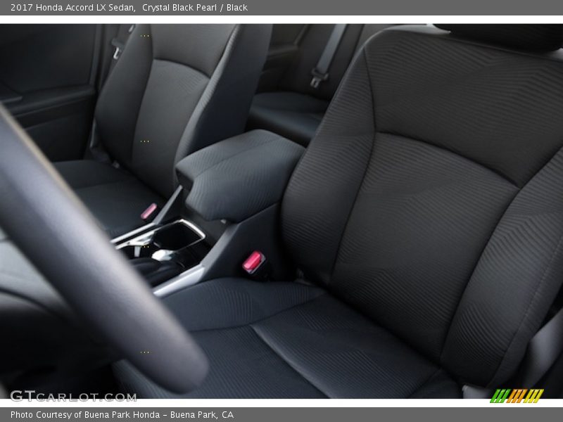 Crystal Black Pearl / Black 2017 Honda Accord LX Sedan