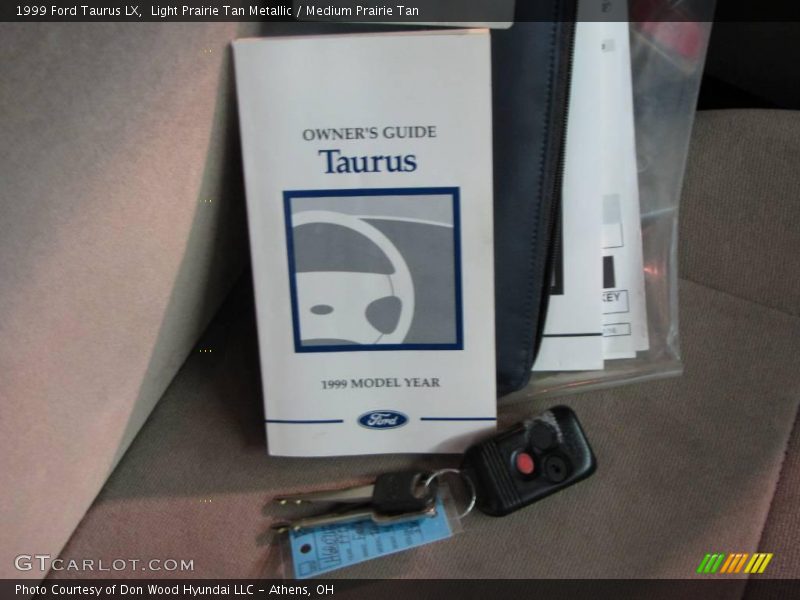 Light Prairie Tan Metallic / Medium Prairie Tan 1999 Ford Taurus LX