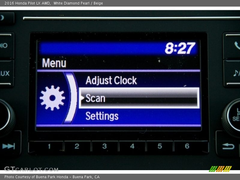 White Diamond Pearl / Beige 2016 Honda Pilot LX AWD