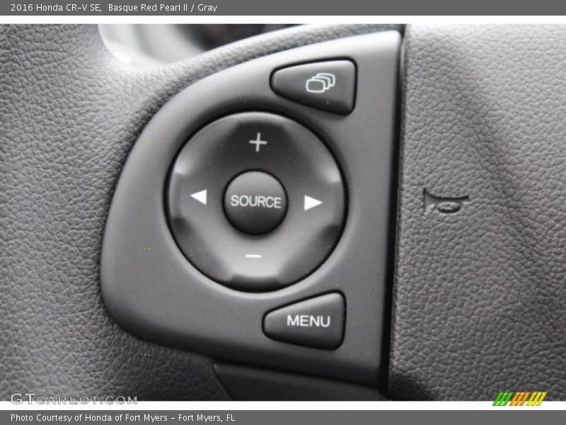 Basque Red Pearl II / Gray 2016 Honda CR-V SE