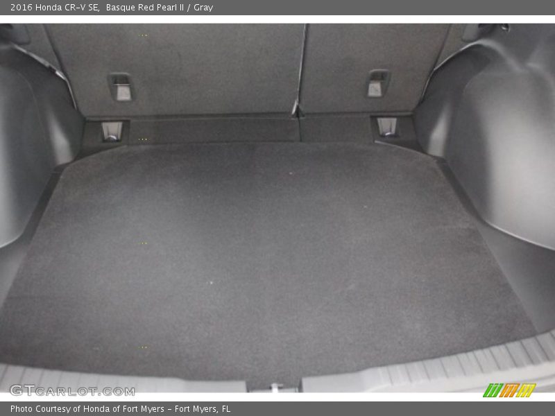 Basque Red Pearl II / Gray 2016 Honda CR-V SE