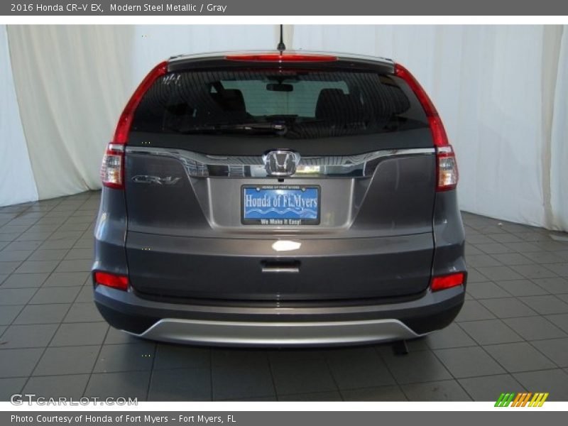 Modern Steel Metallic / Gray 2016 Honda CR-V EX